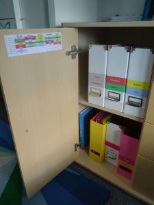 Foto Bild Reiter Schulfach Folder Büchertasche Ranzen Stehsammler besser organisiert 4